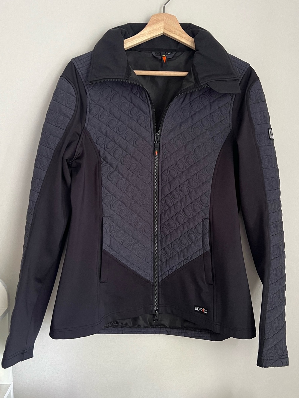 Kerrits Women's Black Quilted Equestrian Riding Jacket